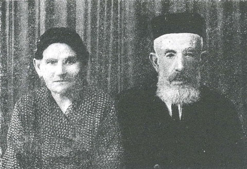 המורה שמעון לייכטמן ואשתו שיינה מראשוני מורי ״עברית בעברית״